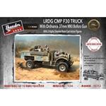 LRDG F30 Gun truck with action figures 37mm Bofors