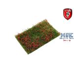 Flowery meadow red  / Blumenwiese Rot  15mm