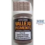 Vallejo Pigment European Earth - europ. Erde