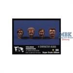 4 Character Heads