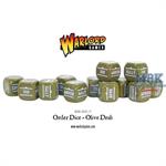Bolt Action: Order Dice pack - Olive drab