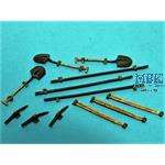 UK WW2 AFV Deck Tool set (Qty-3) UK WW2 AFV Deck Tool set (Qty-3)
