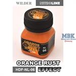 Orange Rust Enamelwash
