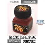 Dark Maroon Filter Enamelwash
