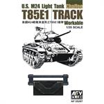 T85E1 TRACK for US M24 Light Tank Workable