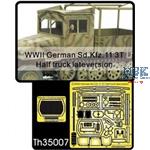 WWII German Sd. Kfz.11 3T Half Track late etching