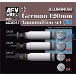 German 120mm Ammunition Set (B)-Aluminium