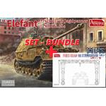 TOP-SET Jagdpanzer Elefant Sd.Kfz.184 +Strabokran