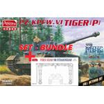 TOP-SET PzKpfwg.VI Tiger(P) FULL INT. + Strabokran