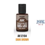 AK Precision Panel Liner DARK BROWN 30ml