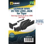 German WWII 20ton Short Jack for Panther + Tiger 2