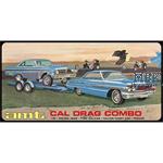 CAL Drag Combo 1964 Galaxie, AWB Falcon & Trailer