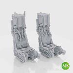 SJU-17 Ejection Seats for F-14D with seat belts