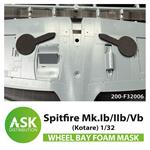 Spitfire Mk.Ib/IIb/Vb Wheel bay - FOAM mask Kotare