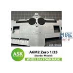 A6M2 Zero Wheel bay - FOAM mask BORDER 1:35