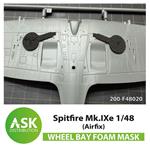 Spitfire Mk.IXe Wheel bay - FOAM mask Airfix