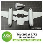 Me 262A Wheel bay - FOAM mask ARMA