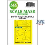 DH-100 Vampire Mk.3/Mk.5 double-sided expr. Masks