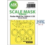 Fw 190A-6 one-sided painting mask for Border Model