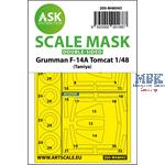 F-14A Tomcat double-sided painting mask for Tamiya