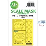 P-51D Mustang double-sided mask for Airfix