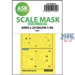 AERO L-29 DELFIN double-sided express mask for AMK