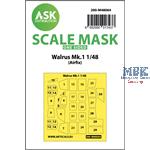 Walrus Mk.1 one-sided mask for Airfix