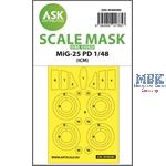 MiG-25 PD one-sided mask self-adhesive pre-cutted