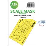 M6A1 Seiran one-sided mask self-adhesive pre-cut