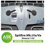 Spitfire Mk.I/Ia/Va Wheel bay-FOAM mask KOTARE
