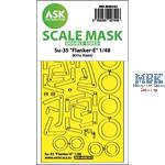 Su-35 Flanker-E double-sided express fit mask