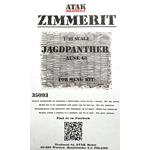 Zimmerit f. Jagdpanther Ausf. G1 (MENG)