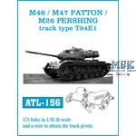 M46, M47 Patton, M26 Pershing track type T84E1