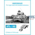 SHERMAN T-51 type tracks with duckbill extension