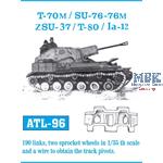T-70M / SU-76, -76M / ZSU-37 / T-80 / Ia-12 tracks