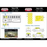 Tatra T57B complete Mask set - glas + wheels