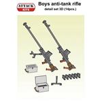 Boys anti-tank rifle detail set 3D 1:72