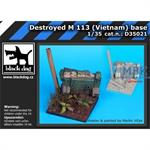 Destroyed M 113 Vietnam base