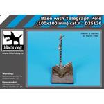 Base with telegraph pole 1:35