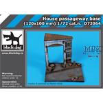 House passageway base 120x100 mm   1/72