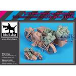 R 75 with sidecar accessories set - 1:16