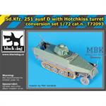 Sd.Kfz. 251 Ausf. D w/ Hotchkiss Turret Converison