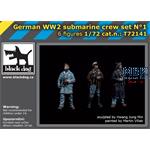 German WWII Submarine Crew Set No 1  1/72