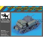 M13/40 Italian tank accessories set  1 : 72