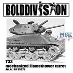 T33 mechanized Flamethrower Sherman