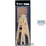 DKM Bismarck Wood Deck for REVELL 05040