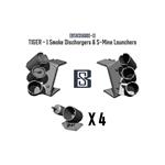Tiger I Smoke & S-Mine Launchers 1:16
