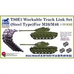 T-80E1 (Steel Type) For M26/M46 Workable Tracks