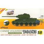 Chinese Volunteer T34/85 + Chinese Soldiers