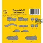 Dodge WC-51 Exterior set for Zvezda and AFV kits